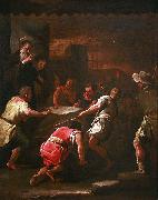 Luca Giordano A miracle by Saint Benedict Spain oil painting artist